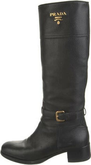 prada leather riding boots|Men's Boots .